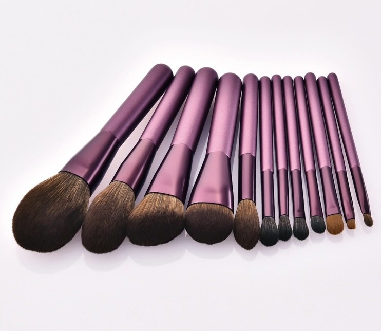GlamRush Zestaw pędzli do makijażu - Purple Brush Set G220